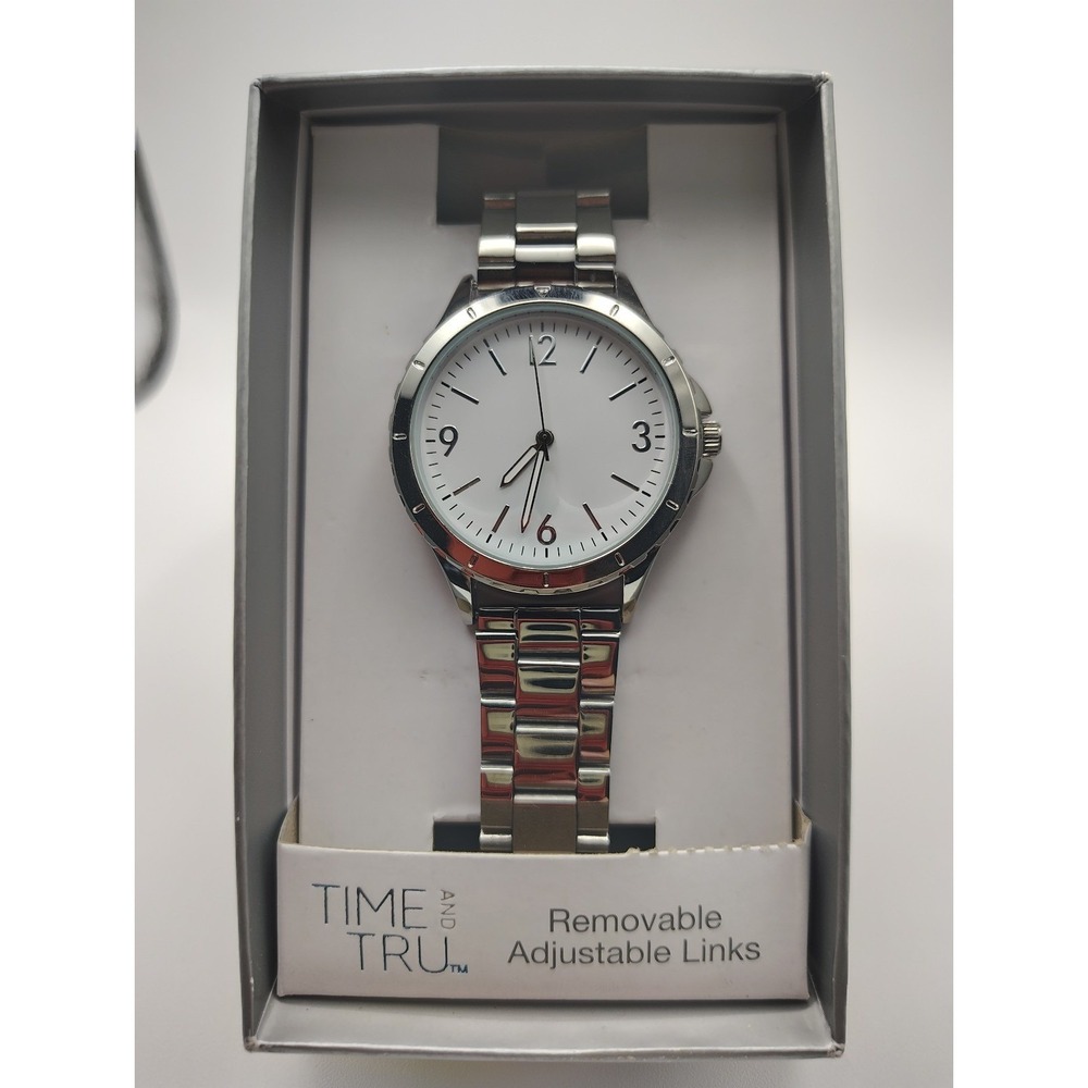 Time and Tru Women's Quartz Watch‎ | Silver Adjustable Bracelet